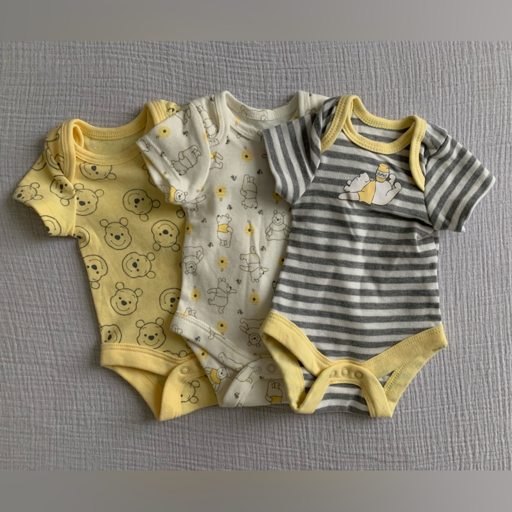 Disney Baby Preemie Onesie Set of 3